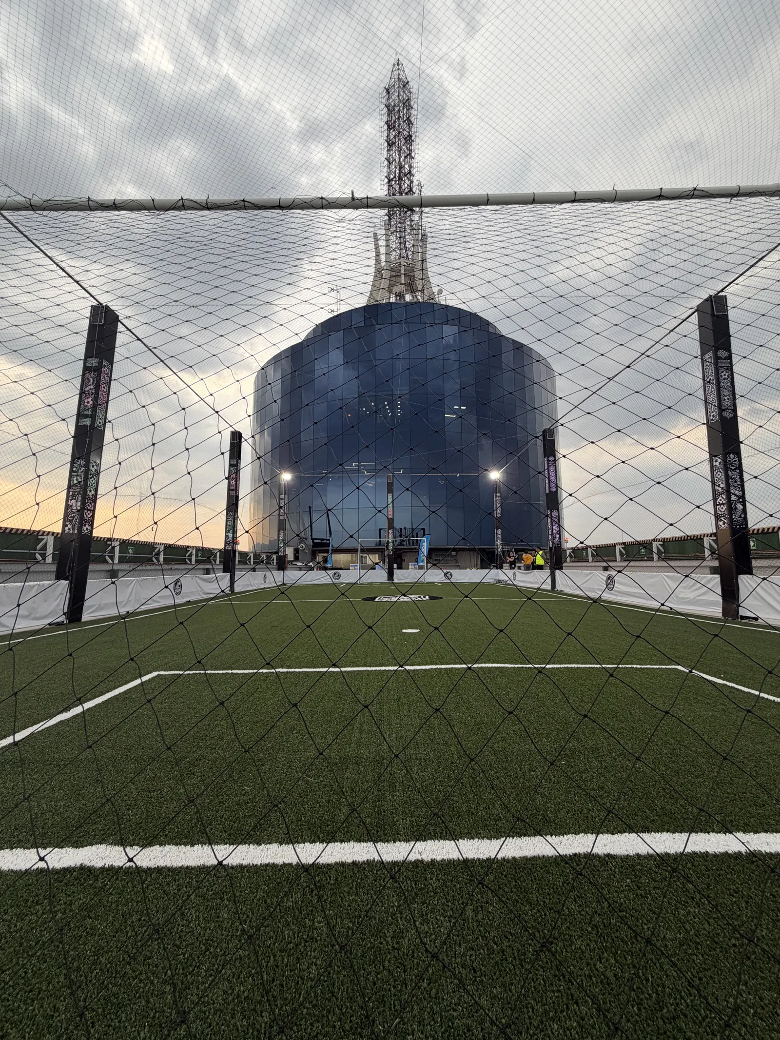 Cancha rooftop · vista vertical