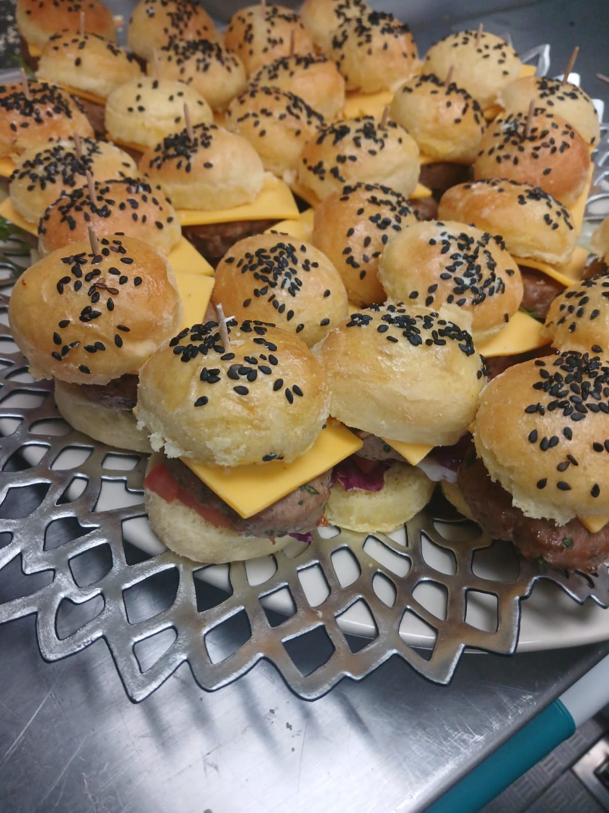 Mini hamburguesas premium